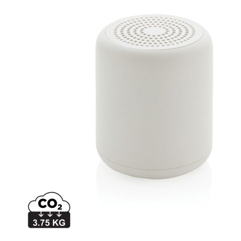 5W Wireless Speaker aus RCS recyceltem Kunststoff weiß | ohne Werbeanbringung | Nicht verfügbar | Nicht verfügbar