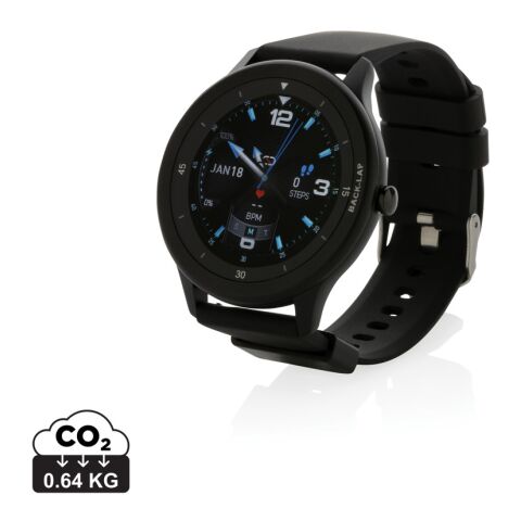 Swiss Peak Watch aus RCS recyceltem TPU schwarz | ohne Werbeanbringung | Nicht verfügbar | Nicht verfügbar