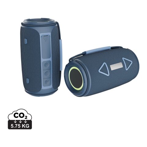 Prisma 16W IPX4 Speaker aus RCS rec. rPET blau | ohne Werbeanbringung | Nicht verfügbar | Nicht verfügbar