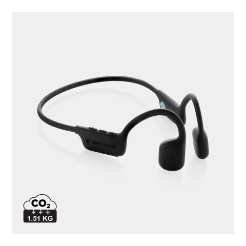 Urban Vitamin Glendale RCS rPlastik Air-Conductive Ohrhörer schwarz | ohne Werbeanbringung | Nicht verfügbar | Nicht verfügbar