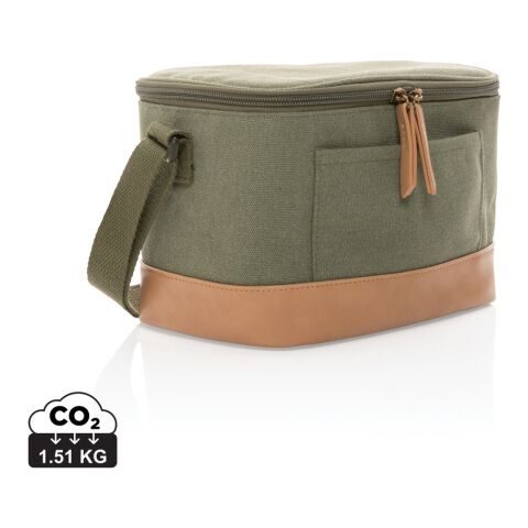 Impact AWARE™ 16 oz. rCanvas Kühltasche 6 Dosen grün | ohne Werbeanbringung | Nicht verfügbar | Nicht verfügbar