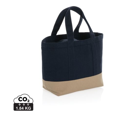 Impact Aware™ 285g/m² ungefärbte rCanvas-Kühltasche marineblau | ohne Werbeanbringung | Nicht verfügbar | Nicht verfügbar
