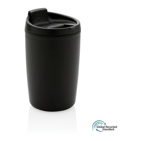 GRS recycelter PP-Becher mit Flip-Deckel