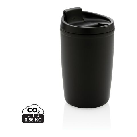GRS recycelter PP-Becher mit Flip-Deckel