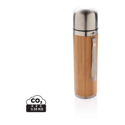Auslaufsichere Bambus-Vakuumflasche 400 ml braun | ohne Werbeanbringung | Nicht verfügbar | Nicht verfügbar | Nicht verfügbar