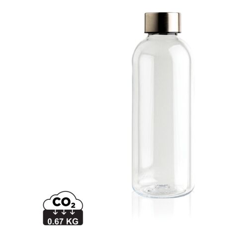 Auslaufsichere Trinkflasche mit Metalldeckel weiß | ohne Werbeanbringung | Nicht verfügbar | Nicht verfügbar