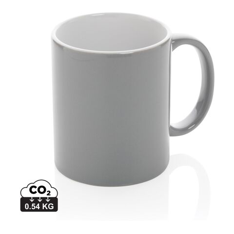 Basic Keramiktasse grau | ohne Werbeanbringung | Nicht verfügbar | Nicht verfügbar