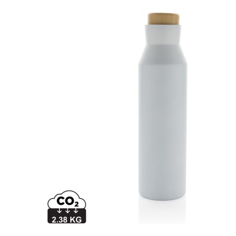 Gaia Vakuumflasche aus RCS recyceltem Stainless-Steel weiß | ohne Werbeanbringung | Nicht verfügbar | Nicht verfügbar