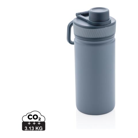 Sport Vakuum-Flasche aus Stainless Steel 550ml blau-blau | ohne Werbeanbringung | Nicht verfügbar | Nicht verfügbar