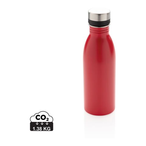 Deluxe Wasserflasche rot | ohne Werbeanbringung | Nicht verfügbar | Nicht verfügbar | Nicht verfügbar