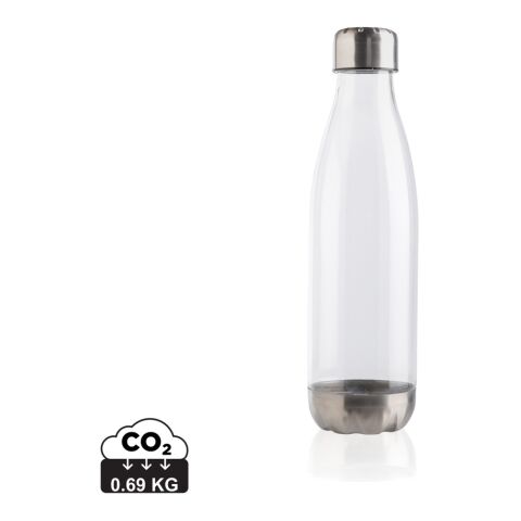 Auslaufsichere Trinkflasche mit Stainless-Steel-Deckel weiß | ohne Werbeanbringung | Nicht verfügbar | Nicht verfügbar