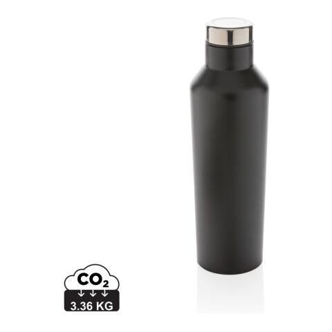 Moderne Vakuum-Flasche aus Stainless Steel schwarz | ohne Werbeanbringung | Nicht verfügbar | Nicht verfügbar