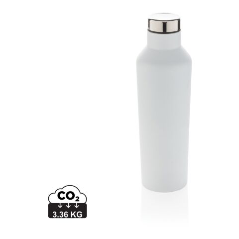 Moderne Vakuum-Flasche aus Stainless Steel weiß | ohne Werbeanbringung | Nicht verfügbar | Nicht verfügbar