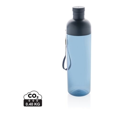 Impact auslaufsichere Wasserflasche aus RCS recyc. PET 600ml navy blau | ohne Werbeanbringung | Nicht verfügbar | Nicht verfügbar