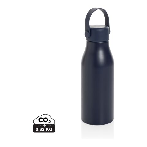 Pluto Flasche aus RCS-zertifiziert recyceltem Alu 680ml navy blau | ohne Werbeanbringung | Nicht verfügbar | Nicht verfügbar