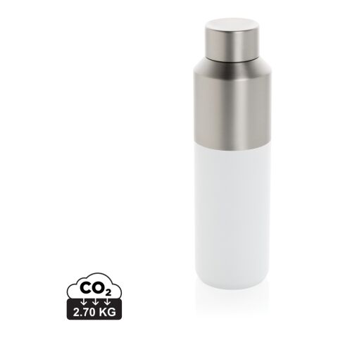 Fluid Flasche aus RCS-zertifiziert recyceltem Stahl, 600ml weiß | ohne Werbeanbringung | Nicht verfügbar | Nicht verfügbar