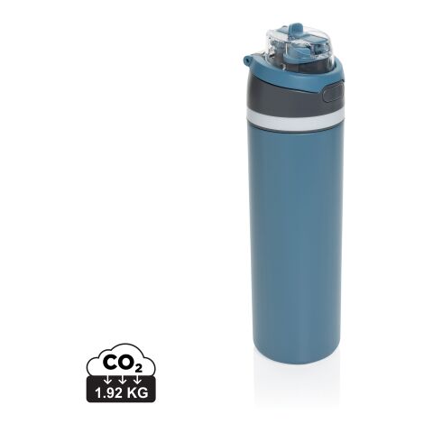 Omni Sip verschließbare Flasche aus RCS-reSteel, 700ml blau | ohne Werbeanbringung | Nicht verfügbar | Nicht verfügbar