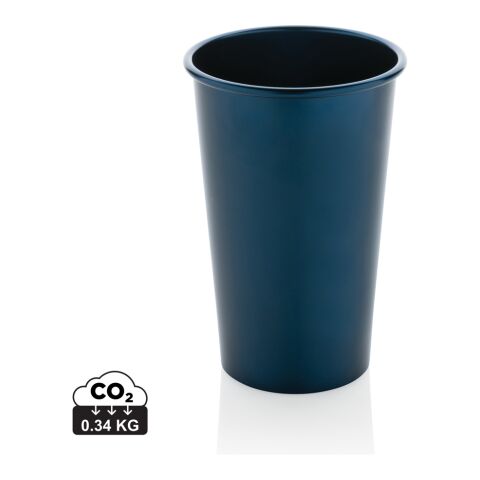 Alo Leight-Weight-Becher aus RCS recyceltem Aluminium 450ml navy blau | ohne Werbeanbringung | Nicht verfügbar | Nicht verfügbar
