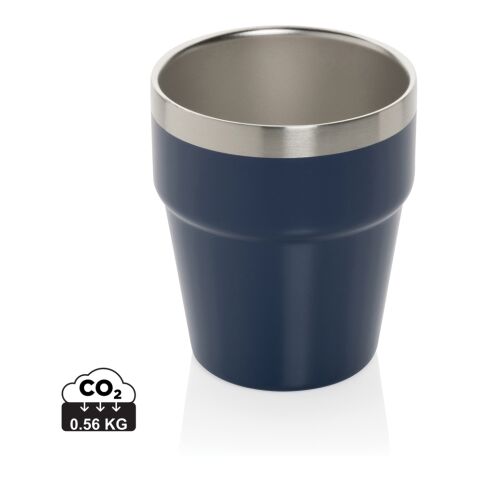 Clark Doppelwandige RCS Kaffeetasse 300ml französisch blau | ohne Werbeanbringung | Nicht verfügbar | Nicht verfügbar