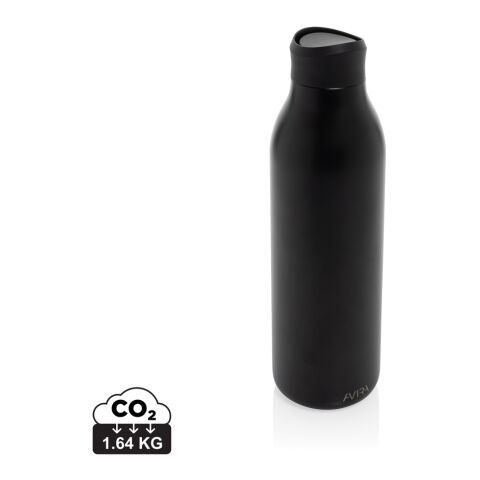Avira Alok 600ml Wasserflasche aus RCS rec. 360 Stahl schwarz | ohne Werbeanbringung | Nicht verfügbar | Nicht verfügbar