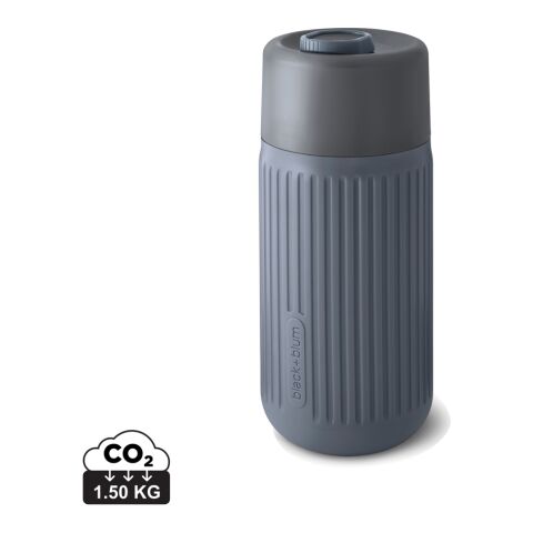 Black+Blum Glas-Reisebecher 340ml grau | ohne Werbeanbringung | Nicht verfügbar | Nicht verfügbar