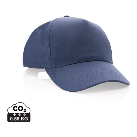 Impact 5 Panel Kappe aus 190gr rCotton mit AWARE™ Tracer marineblau | ohne Werbeanbringung | Nicht verfügbar | Nicht verfügbar | Nicht verfügbar