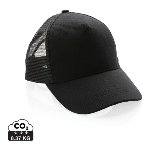 Impact AWARE™ 190gr Brushed rCotton 5 Panel Trucker-Cap schwarz | ohne Werbeanbringung | Nicht verfügbar | Nicht verfügbar | Nicht verfügbar