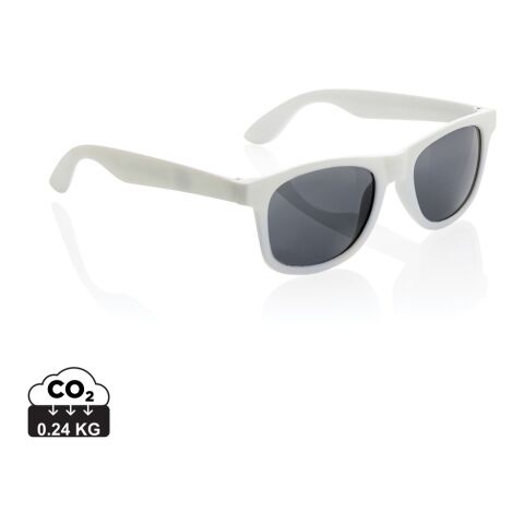 Sonnenbrille aus GRS recyceltem PP-Kunststoff weiß | ohne Werbeanbringung | Nicht verfügbar | Nicht verfügbar