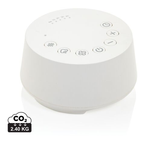Flora RCS White-Noise-Lautsprecher aus recyceltem Kunststoff weiß
