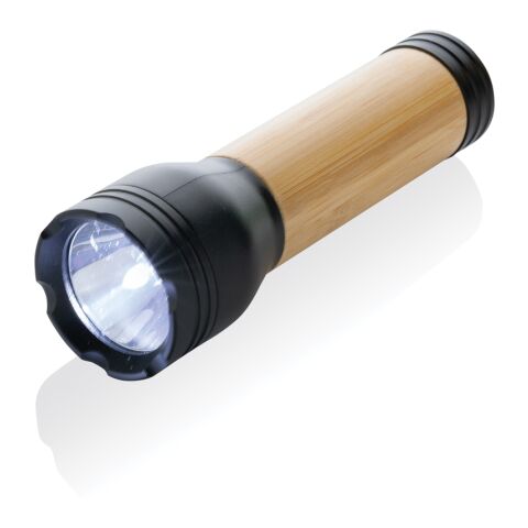Lucid 3W Taschenlampe aus RCS recycelt. Kunststoff & Bambus