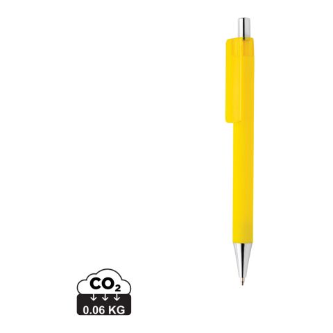 X8 Stift mit Smooth-Touch gelb | ohne Werbeanbringung | Nicht verfügbar | Nicht verfügbar