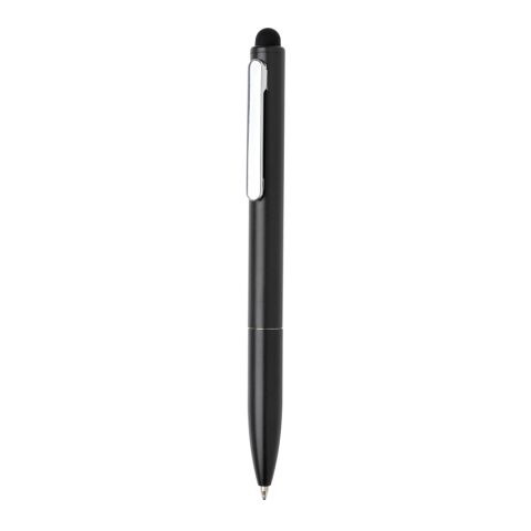Kymi Stift mit Stylus aus RCS recyceltem Aluminum schwarz | ohne Werbeanbringung | Nicht verfügbar | Nicht verfügbar