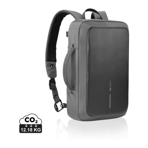 Bobby Bizz 2.0 Anti-Diebstahl Rucksack &amp; Aktentasche anthrazit-schwarz | ohne Werbeanbringung | Nicht verfügbar | Nicht verfügbar