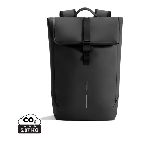 Urban wasserabweisender Flap-Top Rucksack schwarz-grau | ohne Werbeanbringung | Nicht verfügbar | Nicht verfügbar