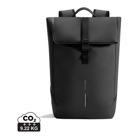Urban wasserabweisender Flap-Top Rucksack schwarz-grau | ohne Werbeanbringung | Nicht verfügbar | Nicht verfügbar