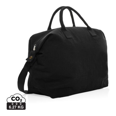 Kezar AWARE™ 500g/m² Wochenendtasche aus recyceltem Canvas schwarz | ohne Werbeanbringung | Nicht verfügbar | Nicht verfügbar | Nicht verfügbar