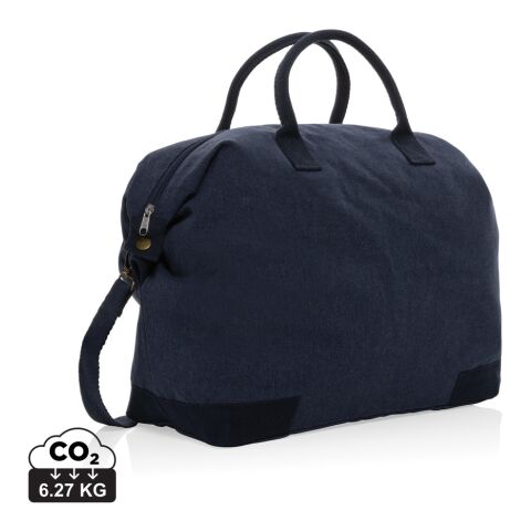 Kezar AWARE™ 500g/m² Wochenendtasche aus recyceltem Canvas marineblau | ohne Werbeanbringung | Nicht verfügbar | Nicht verfügbar | Nicht verfügbar