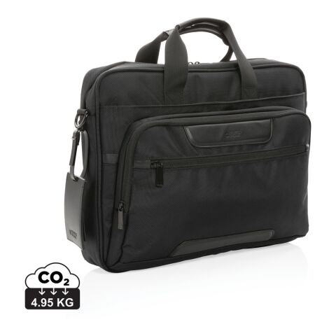 Swiss Peak AWARE™ RPET Voyager 15.6&quot; Laptop-Tasche schwarz | ohne Werbeanbringung | Nicht verfügbar | Nicht verfügbar | Nicht verfügbar