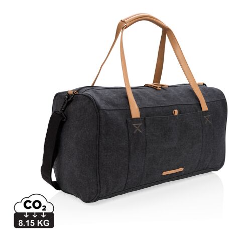 Canvas Reisetasche, PVC frei schwarz | ohne Werbeanbringung | Nicht verfügbar | Nicht verfügbar | Nicht verfügbar