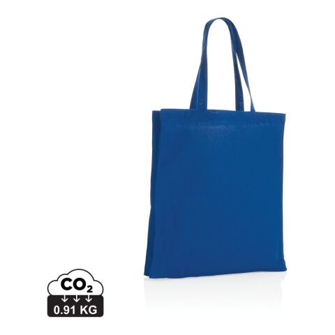 Impact AWARE™ recycelte Baumwolltasche 145gr mit Boden blau | ohne Werbeanbringung | Nicht verfügbar | Nicht verfügbar | Nicht verfügbar