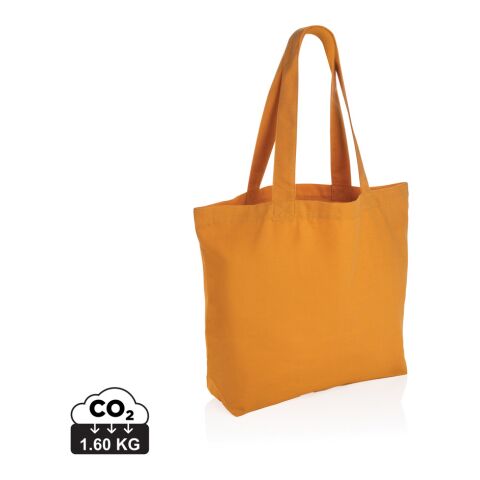Impact Aware™ 240g/m² rCanvas Shopper mit Tasche Sonnenuhr Orange | ohne Werbeanbringung | Nicht verfügbar | Nicht verfügbar | Nicht verfügbar