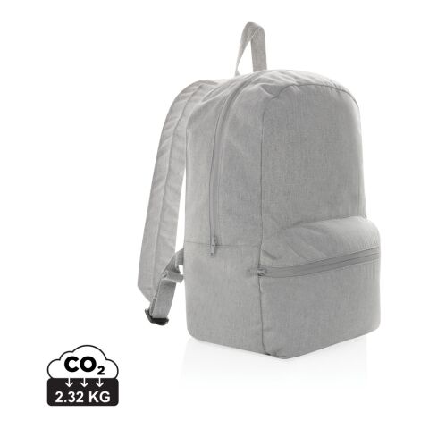 Impact Aware™ 285g/m² Recycled Canvas-Rucksack, ungefärbt grau | ohne Werbeanbringung | Nicht verfügbar | Nicht verfügbar | Nicht verfügbar