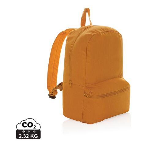Impact Aware™ 285g/m² Rucksack aus Recycled Canvas Sonnenuhr Orange | ohne Werbeanbringung | Nicht verfügbar | Nicht verfügbar | Nicht verfügbar