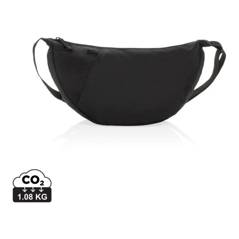 Crescent XL AWARE™ RPET Half-Moon Sling Tasche schwarz | ohne Werbeanbringung | Nicht verfügbar | Nicht verfügbar | Nicht verfügbar