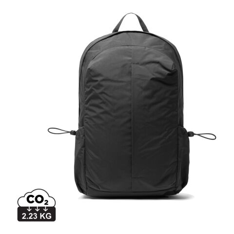 KENTO URBAN 15,6" Rucksack aus RCS  recyceltem Nylon schwarz | ohne Werbeanbringung | Nicht verfügbar | Nicht verfügbar
