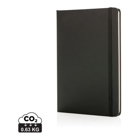 Standard A5 Notizbuch mit PU-Hardcover schwarz | ohne Werbeanbringung | Nicht verfügbar | Nicht verfügbar