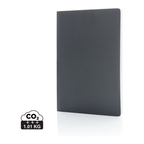 Impact Softcover A5 Notizbuch mit Steinpapier grau | ohne Werbeanbringung | Nicht verfügbar | Nicht verfügbar
