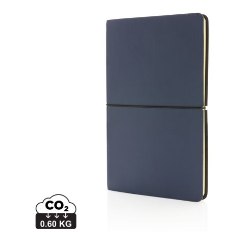 Modern Deluxe Softcover A5 Notizbuch navy blau | ohne Werbeanbringung | Nicht verfügbar | Nicht verfügbar