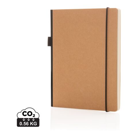 A5 FSC® Deluxe Hardcover Notizbuch braun | ohne Werbeanbringung | Nicht verfügbar | Nicht verfügbar