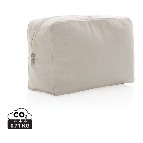 Impact Aware™ 285g/m² Kosmetiktasche aus ungefärbtem Canvas weiß | ohne Werbeanbringung | Nicht verfügbar | Nicht verfügbar | Nicht verfügbar
